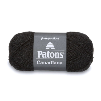 Patons Canadiana Yarn Dark Gray Mix