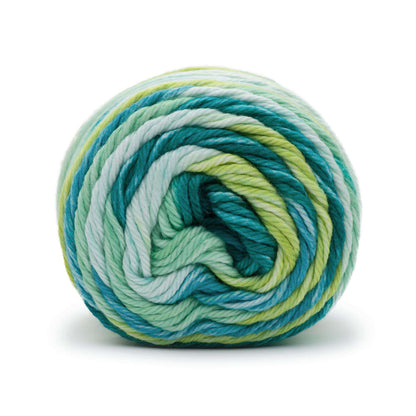 Peaches & Crème Stripey Yarn Green Stripes