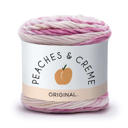 Peaches & Crème Stripey Yarn Quiet Dahlia