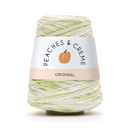 Peaches & Crème Cones Yarn Limeade