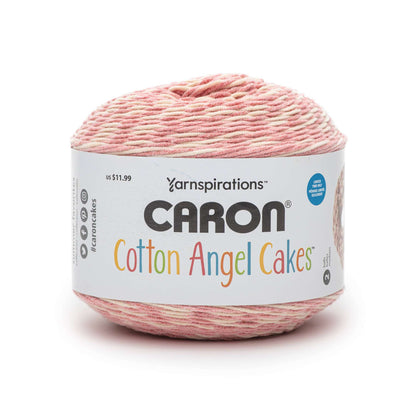 Caron Cotton Angel Cakes Yarn Strawberry Shortcake