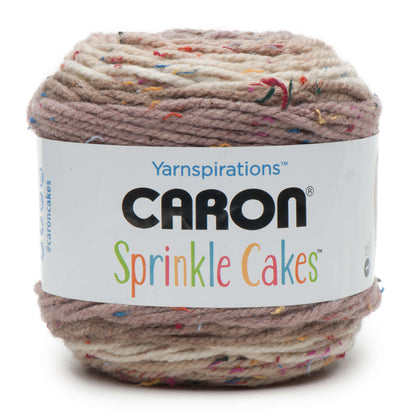 Caron Sprinkle Cakes Yarn (240g/8.5oz) Mocha Rainbow