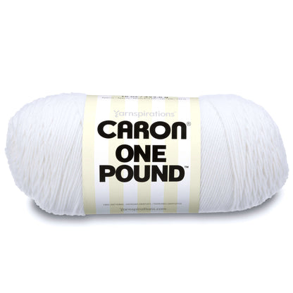 Caron One Pound Yarn (454g/16oz) White