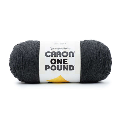 Caron One Pound Yarn (454g/16oz) Dark Gray Mix