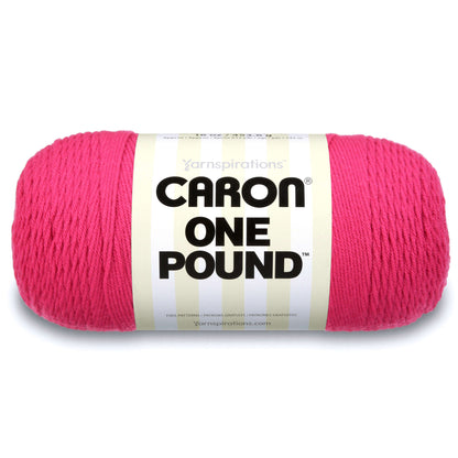 Caron One Pound Yarn (454g/16oz) Dark Pink