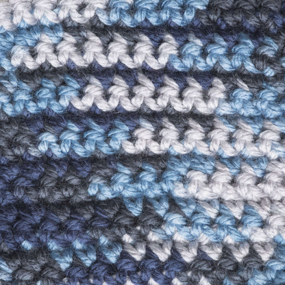 Caron Simply Soft Camo Yarn - Discontinued Shades Blue Camo