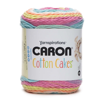 Caron Cotton Cakes Yarn (100g/3.5oz) - Discontinued Shades Garden Oasis