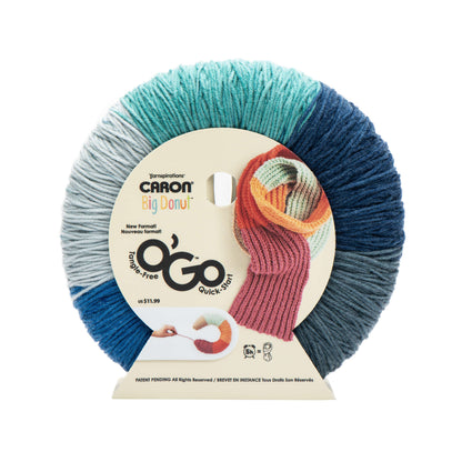Caron Big Donut O'Go Yarn - Discontinued Shades Blue Velvet