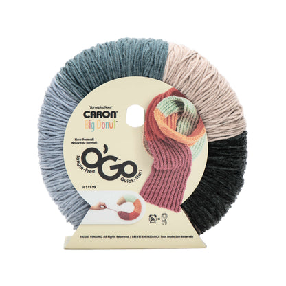 Caron Big Donut O'Go Yarn - Discontinued Shades Choco-Blueberry