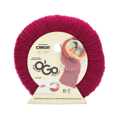 Caron Big Donut O'Go Yarn - Discontinued Shades Fireberry