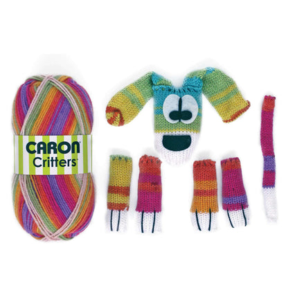 Caron Critter Kits - Discontinued Shades Dog Scarf - Multi