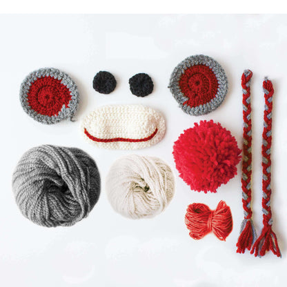 Caron Critter Kits - Discontinued Shades Monkey Hat - Work Sock