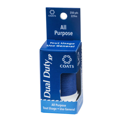 Coats & Clark Dual Duty XP All Purpose Sewing Thread (250 Yards) - Clearance Shades Yale Blue