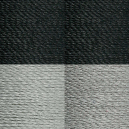 Coats & Clark Dual Duty XP All Purpose Sewing Thread, 4 Spools - Clearance Shades Black-Grays