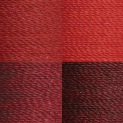 Coats & Clark Dual Duty XP All Purpose Sewing Thread, 4 Spools - Clearance Shades Reds