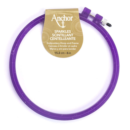 Anchor Sparkles Embroidery Hoop & Frame 6"