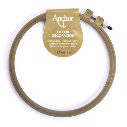 Anchor Décor Embroidery Hoop & Frame 6"