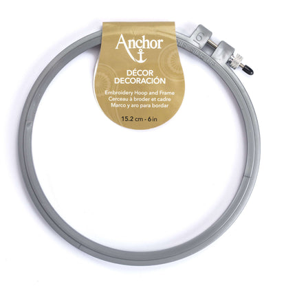 Anchor Décor Embroidery Hoop & Frame 6"