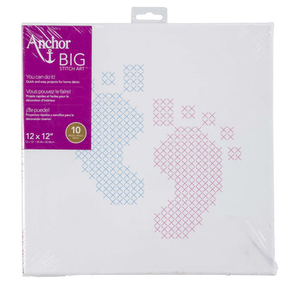 Anchor Big Stitch Art 12" x 12" - Clearance Items Feet