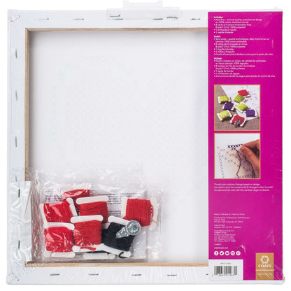 Anchor Big Stitch Art 12" x 12" - Clearance Items Heart
