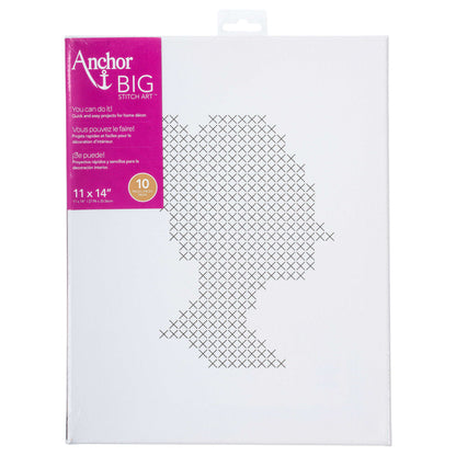 Anchor Big Stitch Art 11" x 14" - Discontinued Items Lady
