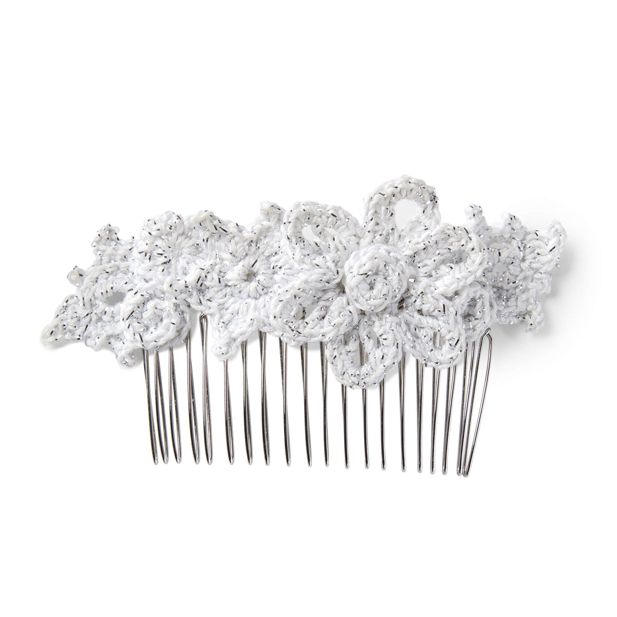 Crochet Accessory made in Aunt Lydia's Metallic Crochet Thread yarn