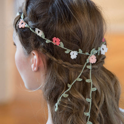 Aunt Lydia's Crochet Elegant Floral Headband Crochet Accessory made in Aunt Lydia's Classic Crochet Thread yarn