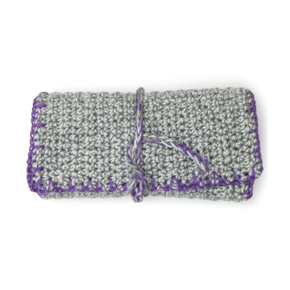 Aunt Lydia's Twist'N Lock Large Case Crochet Notions Case made in Aunt Lydia's Classic Crochet yarn