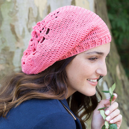 Aunt Lydia's Crochet Summer Comfort Beanie Crochet Hat made in Aunt Lydia's Classic Crochet Thread yarn