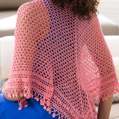 Aunt Lydia's Crochet Fleur de Lis Shawl Crochet Shawl made in Aunt Lydia's Bamboo Crochet Thread Size 10 yarn