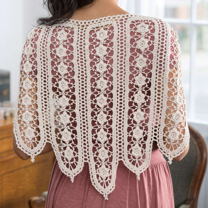 Aunt Lydia's Crochet Wild Rose Shawl Crochet Shawl made in Aunt Lydia's Bamboo Crochet Thread Size 10 yarn