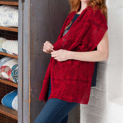 Aunt Lydia's Crochet Romantic Shawl Crochet Shawl made in Aunt Lydia's Classic Crochet Thread yarn