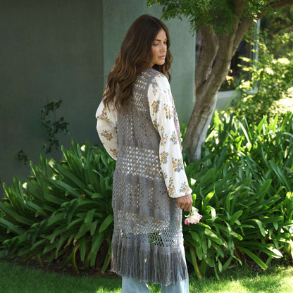 Aunt Lydia's Crochet Boho Vest XL