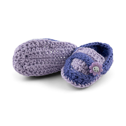 Aunt Lydia's Crochet Baby Loafers Version 1