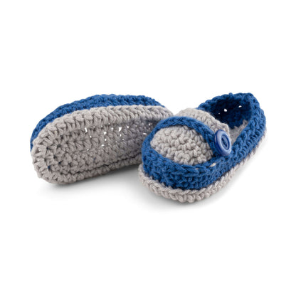 Aunt Lydia's Crochet Baby Loafers Version 2