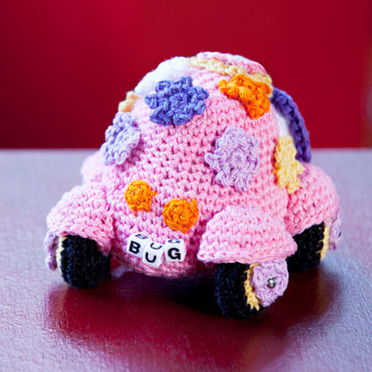 Aunt Lydia's Crochet Love Bug Amigurumi Crochet Toy made in Aunt Lydia's Classic Crochet Thread yarn