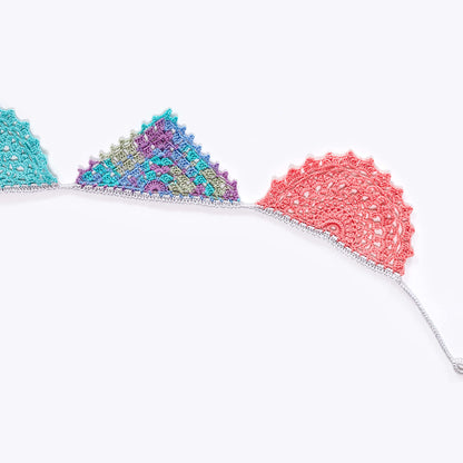 Aunt Lydia's Celebration Doily Garland Crochet Interior Décor made in Aunt Lydia's Classic Crochet Thread yarn