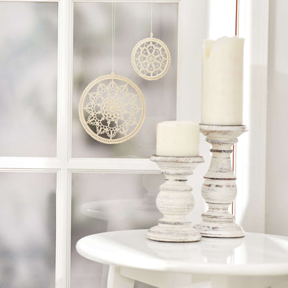 Aunt Lydia's Crochet Suncatcher Mini-Doilies Crochet Interior Décor made in Aunt Lydia's Classic Crochet Thread yarn