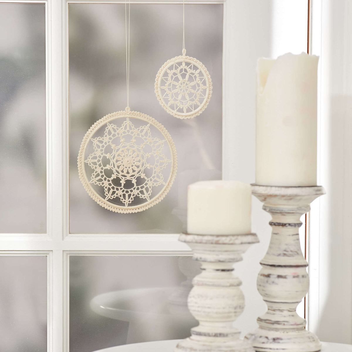 Crochet Interior Décor made in Aunt Lydia's Classic Crochet Thread yarn