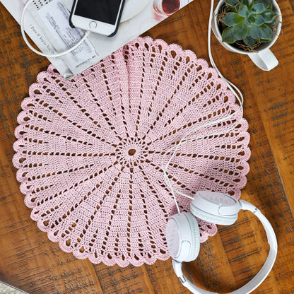 Aunt Lydia's Crochet Boho Nights Doily Crochet Kitchen Décor made in Aunt Lydia's Classic Crochet Thread yarn