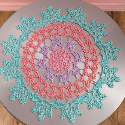 Aunt Lydia's Crochet Wisteria Doily Crochet Kitchen Décor made in Aunt Lydia's Classic Crochet Thread yarn