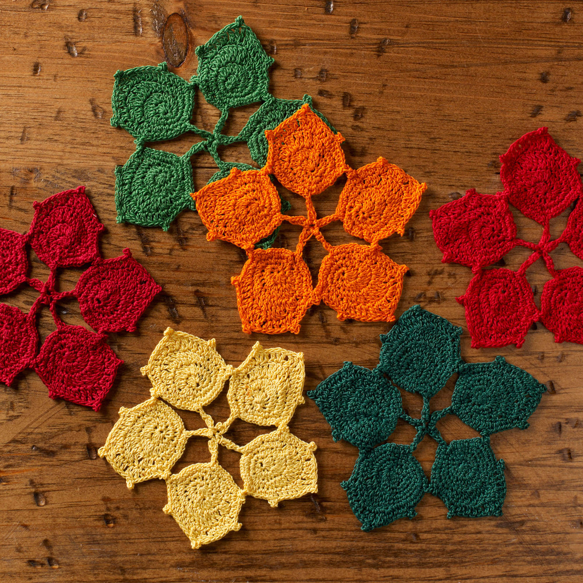 Crochet Kitchen Décor made in Aunt Lydia's Classic Crochet Thread yarn
