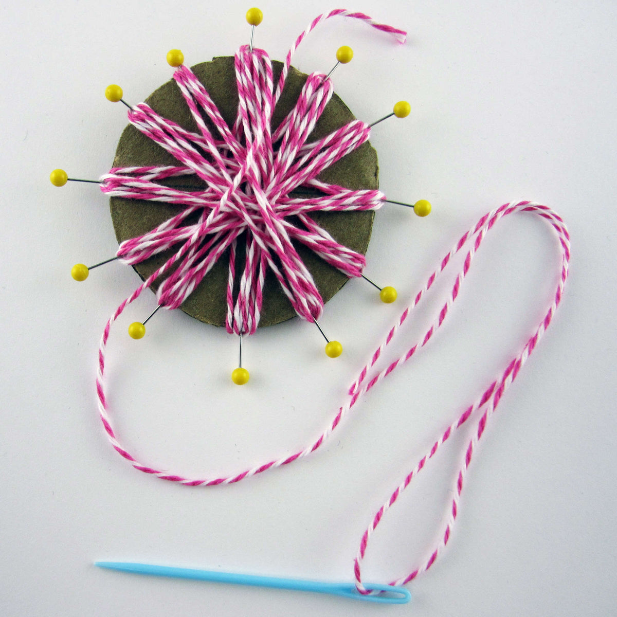 Craft Accessory made in Aunt Lydia's Baker's Cotton yarn