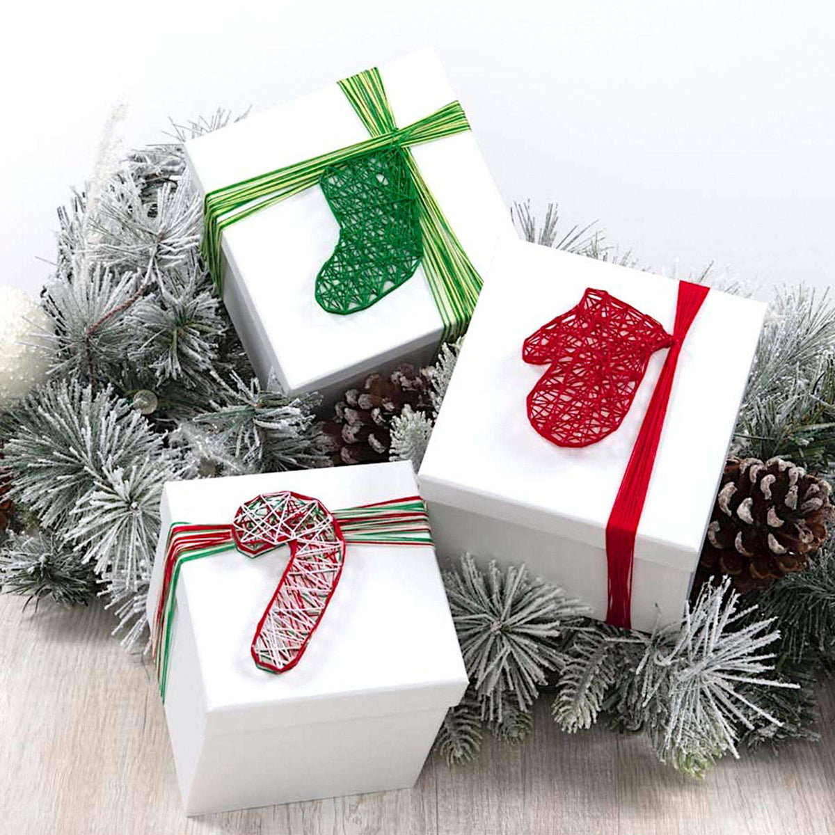 Craft Gift Wrapping made in Aunt Lydia's Crochet Thread Classic yarn