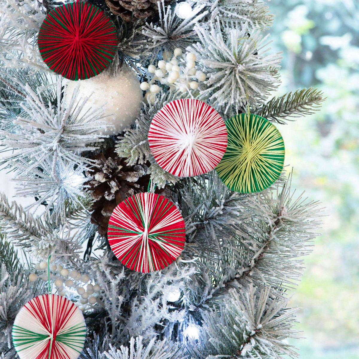 Sewing Ornament made in Aunt Lydia's Crochet Thread Classic yarn