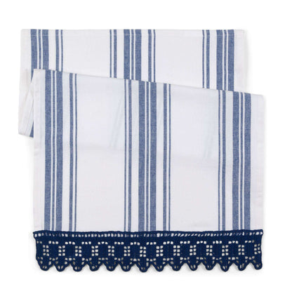 Aunt Crochet Lydia's Lace Edged dish towels Crochet Towel made in Aunt Lydia's Classic Crochet Thread yarn
