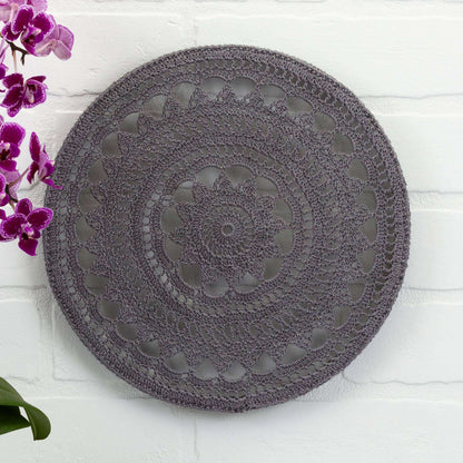 Aunt Lydia's Crochet Gray Stone Mandala Stone