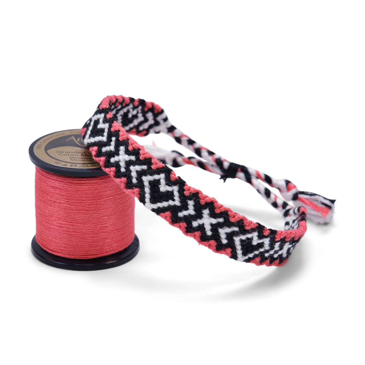 Embroidery Jewelry made in Anchor Embroidery Floss Spools yarn