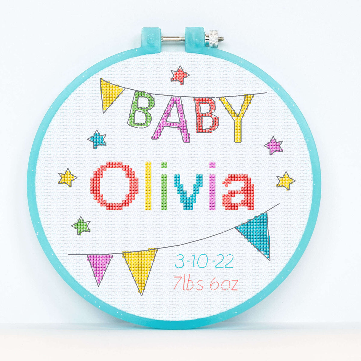 Embroidery Design made in Anchor Embroidery Floss Spools yarn