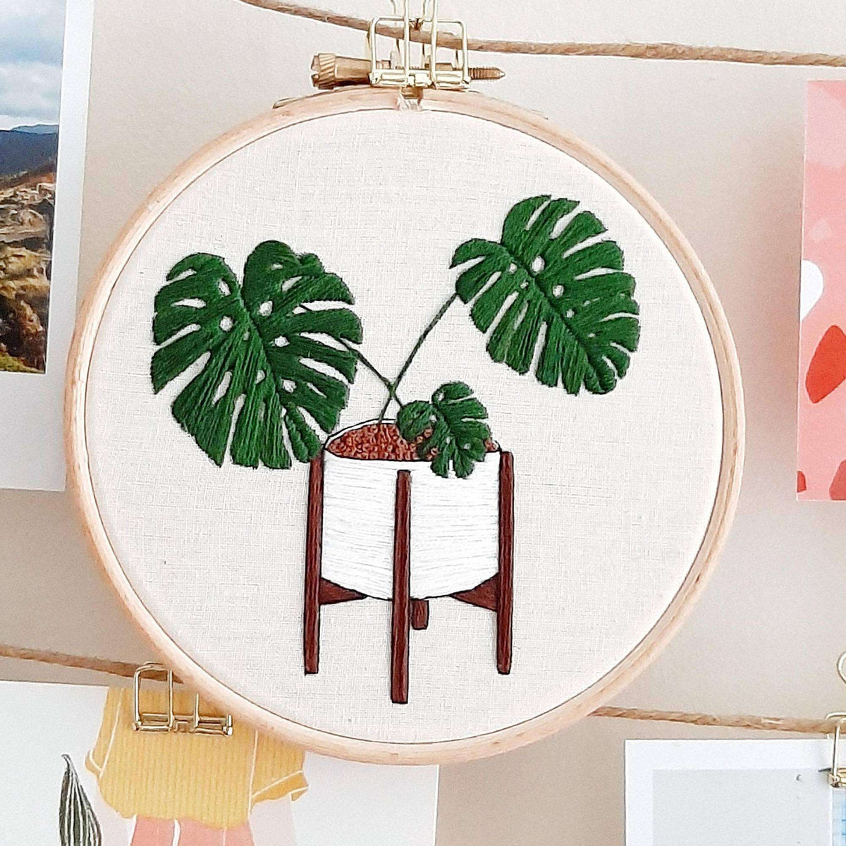 Embroidery Design made in Anchor Embroidery Floss Spools yarn